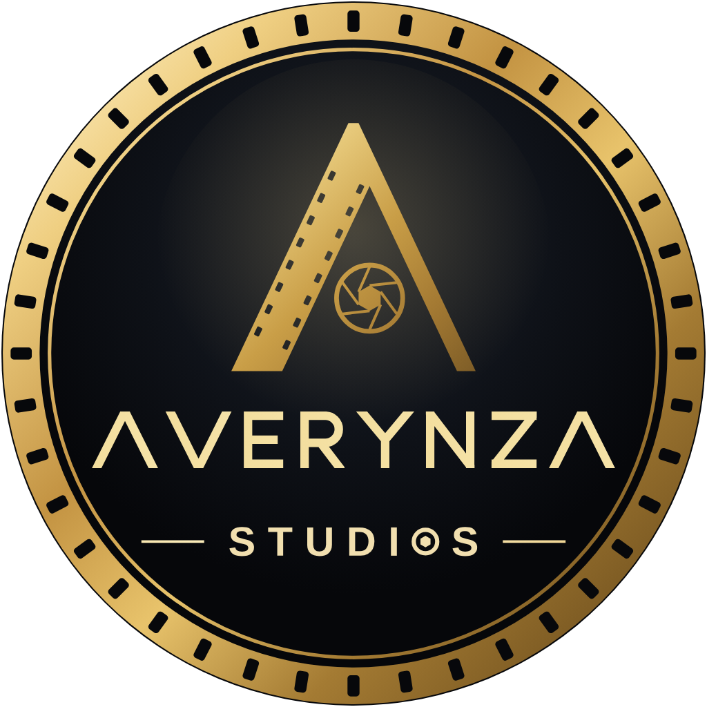 Averynza Studios golden emblem